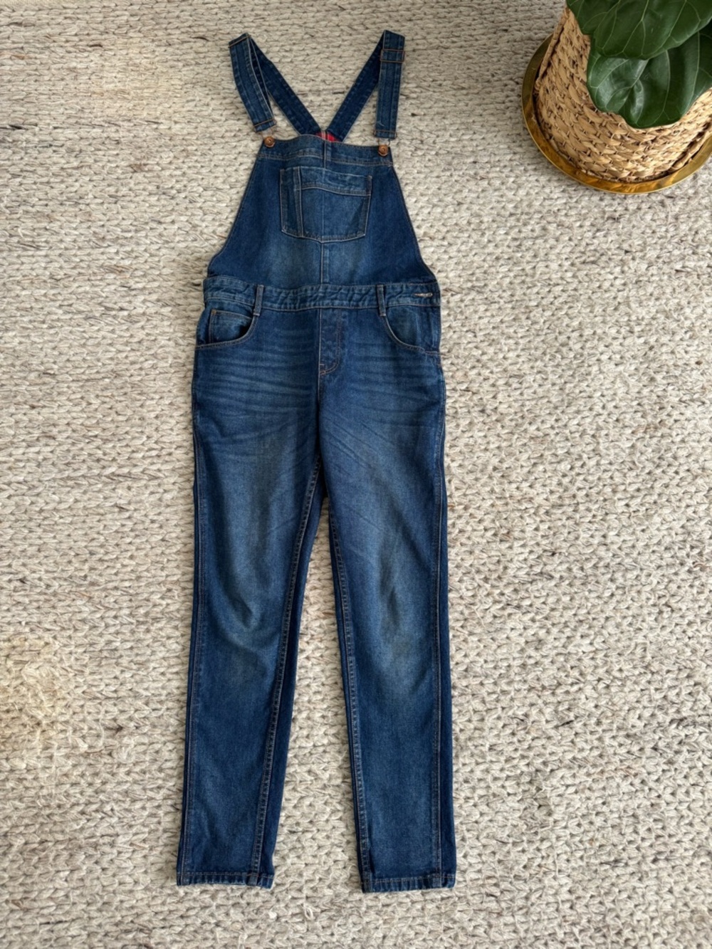 Zara women’s Denim Overalls